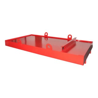 Bauer Containerwanne CW 3, 1276l, Feuerrot