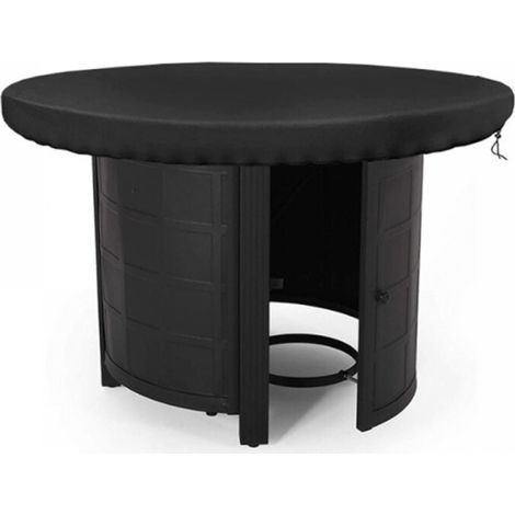 Runde Abdeckung Für Kochplatten, Wasserdicht, Uv-beständig, 420d, Für Herd Und Kochplatte, Schwarz (durchmesser 100 Cm)