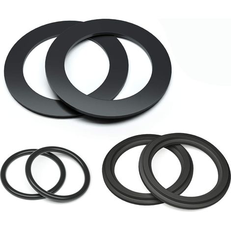 Kit Aus Unterlegscheiben Und Ringen 25076rp Für Anschlüsse 1-1/2", Gummischeiben Mit O-ring Für Tauchventile Von Intex-pools (6 Stück) - 10745, 10262 Und 10255