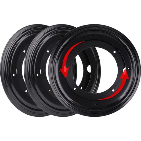 3er-set Robuste Kugelgelagerte Drehplatten – 20 Cm Dicke Lazy-susan-drehscheibe – Drehbasis Mit Einer Tragfähigkeit Von 317 Kg Für Paletten Und Küchenschränke