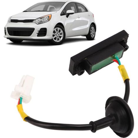 Abs-kratzfester Kofferraum-entriegelungsknopf Für Heckklappe, Ersatzteil 81260-1w220, Passend Für Kia Picanto Tb 2011–2017 Und Kia Rio Mk3 2011–2017