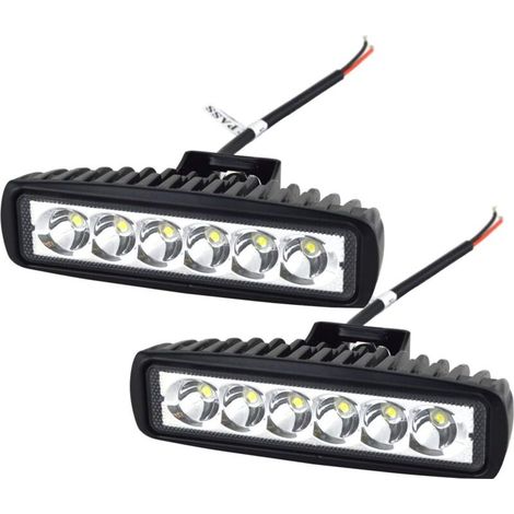 Led-arbeitsscheinwerfer 12v 18w 15cm Led-leiste Wasserdicht Ip67 Projektor Auto Led-nebelscheinwerfer Arbeitsscheinwerfer Für 4x4 Motorrad Auto Lkw Traktor Suv Boot