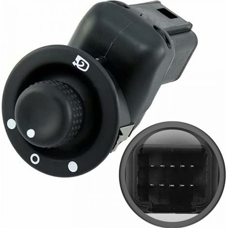 Spiegelverstellknopf Für Clio 3 4 Scenic Captur Modus, Schalter Zur Steuerung Der Elektrischen Außenspiegel, Einziehbar Und Faltbar, 8200676529 8200214921