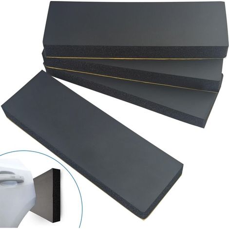 Wandaufprallschutz Für Garage Und Auto, Selbstklebend, 2 Rollen, 200 Cm X 20 Cm X 4 Mm, Zum Schutz Von Garagenwänden Vor Tür Und Stoßstange Des Autos