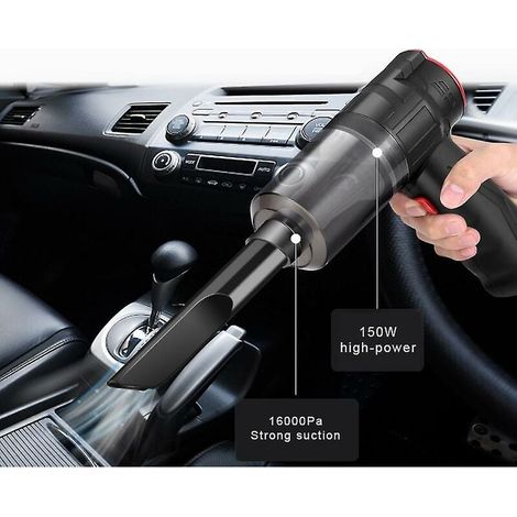 Kabelloser Auto-staubsauger 16000pa 150w Bble Kabellos 2-in-1 Tragbarer Auto-staubsauger Mit Verstärker Für Zuhause Mini-doppelnutzung Staubsauger Fürs Auto