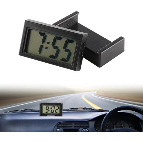 Digitale Autouhr Mini-auto-uhr Digitale Lcd-uhr Digitale Lcd-uhr Für Armaturenbrett Elektronische Fahrzeug-digitaluhr Digitale Auto-uhr
