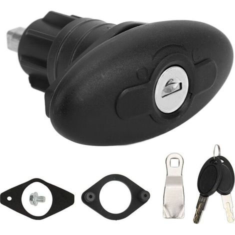 Jiawu Wohnmobil-kabinentürschloss, Ovales Kompressionstürschloss Für Kabinen Aus Zinklegierung Und Nylon 30 Mm Für Wohnmobile, Wohnwagen Und Yachten