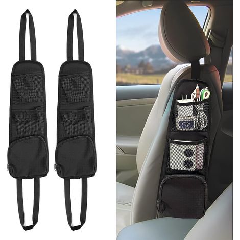 Seitenorganisator Für Sitze, Aufbewahrungstasche, Multifunktionale Hängtasche Für Autositz, Lkw, Suv, Spielstuhl (schwarz)
