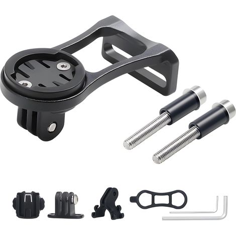 Garmin Edge Fahrradhalterung – Aluminiumlegierung 6061 T6 – Leichte Und Stabile Lenkerbefestigung – Kompatibel Mit Gopro Und Garmin Edge Modellen