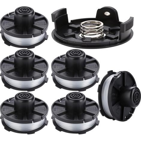 Bobine Fil Pour Makita Akku Coupe Bordure Dur181 Dur141 Dur180z Dur181z 196146-9 195858-1 (6 Pieces)