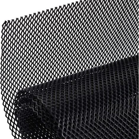 Universeller Kühlergrill Aus Aluminium 100x33cm – Korrosionsbeständiges Netz 6x3mm – Stoßfänger- Und Motorschutz – Einfache Installation