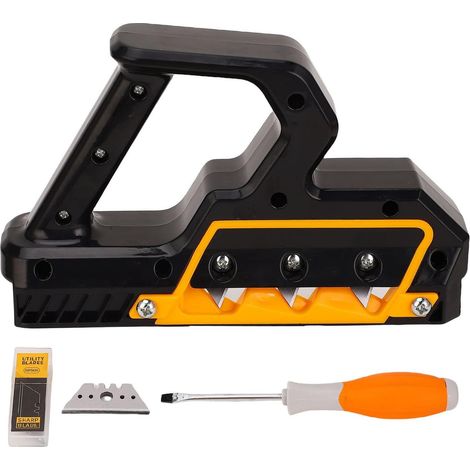 Plataard Fast Cutter, Schnelles, Multifunktionales 60°-trockenbau-kantenwerkzeug Zum Manuellen Schneiden Mit 10 Klingen Für Schnitt Und Abschälen