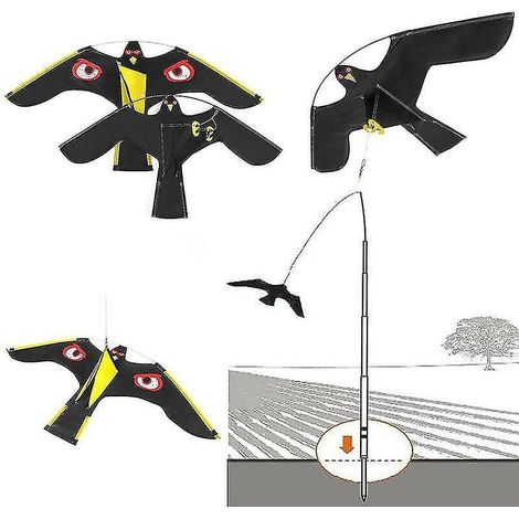 Vogel-vergrämungsmittel, Abschreckender Fliegender Habicht-drachen Für Garten, Vogelscheuche, Hof, Hausdeko – Farm-schutz