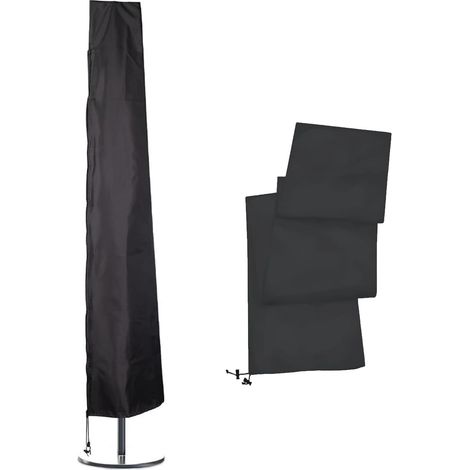Schutzhülle Für Sonnenschirm, Große Outdoor-abdeckung Für Ausladenden Schirm, Wasserdicht, Winddicht, Uv-schutz, Schutzhülle Für Sonnenschirm Mit Reißverschluss, 190x30/50cm