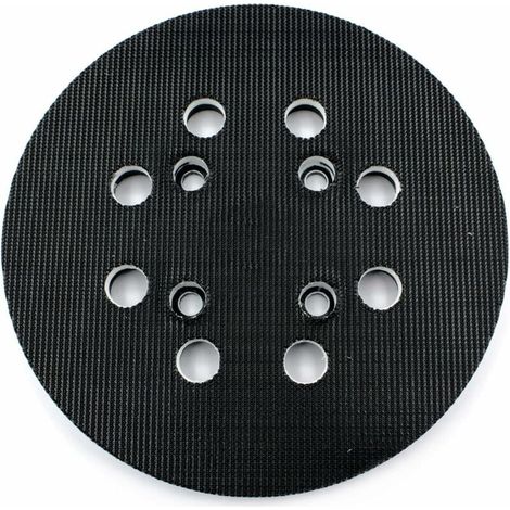 Schleifteller Für Bosch (ø 125 Mm, Mittlere Härte Mit Zubehör-system Für Exzenterschleifer Pex 300/400 Ae / 4000 Ae / Advanced Orbit 18)
