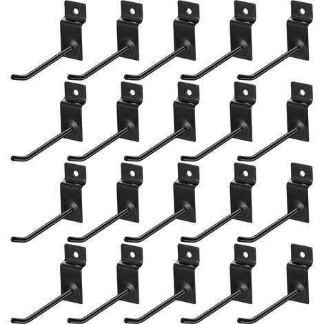 20 Stück Häkelnadeln Für Lochwände, 10 Cm Haken Für Lochplatten, Wandhaken Für Garagen, Werkzeugschränke Und Werkstätten