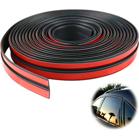 Universal-klebedichtungsband Für Windschutzscheibe, 4 Meter, Dichtungsband Für Schiebedach, Türdichtung Für Auto, Selbstklebendes Gummidichtungsband, Klebstoff Für Windschutzscheiben (19 Mm, 4 M)
