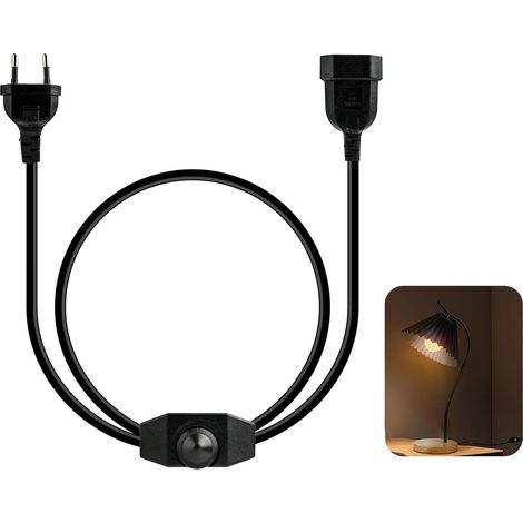 Europäische Verlängerung 100 Cm Für Led-lampen, Flacher Europäischer Stecker, Stufenlose Dimmfunktion Für Led-lampen, Energiesparende Steckdose Mit Dimmer