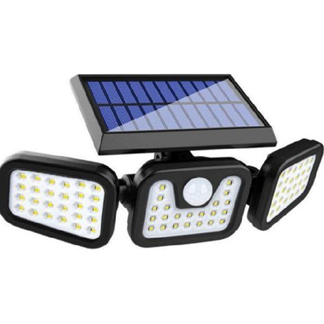 Led-wandleuchte Mit Cob-technologie Für Den Außenbereich, Solarbetrieben, Mit Bewegungsmelder