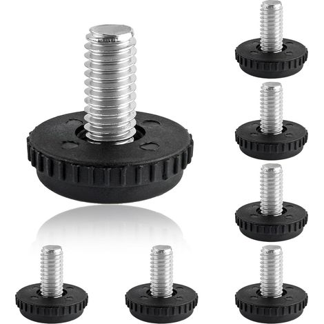 Niveau Des Möbelbeins Mit Gewinde 5/16"-18, Paket Mit 8 Verstellbaren Möbelbeinen, Nivellierfüße Aus Edelstahl, Gleitendes Möbelniveau Für Tische, Schränke, Hockerfüße