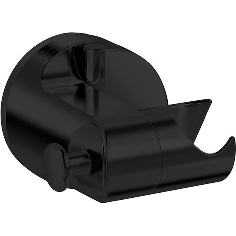 Saughalter Für Handbrause, Schwenk- Und 360° Verstellbarer Brausehalter Mit Abnehmbarer Handbrause (schwarz)