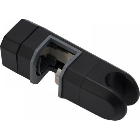 Universal-duschstangenhalter 15 Mm–30 Mm, Verchromt Für Verstellbare Duschstange (schwarz)