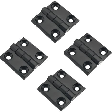 4er-set Dicke Türscharniere Aus Zinklegierung, 40 X 40 Mm, Robust Für Schrank, Schreibtisch, Vitrine, Wandschrank Und Elektroschrank