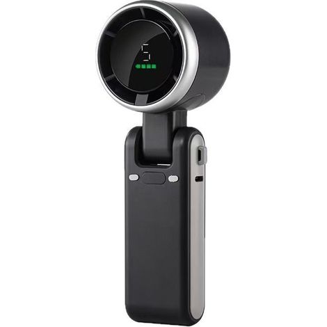 Tragbarer, Wiederaufladbarer Mini-ventilator Mit 5 Hohen Geschwindigkeitsstufen, Verstellbar, 3600 Mah, Reiseventilator, Turboventilator, Nackenventilator