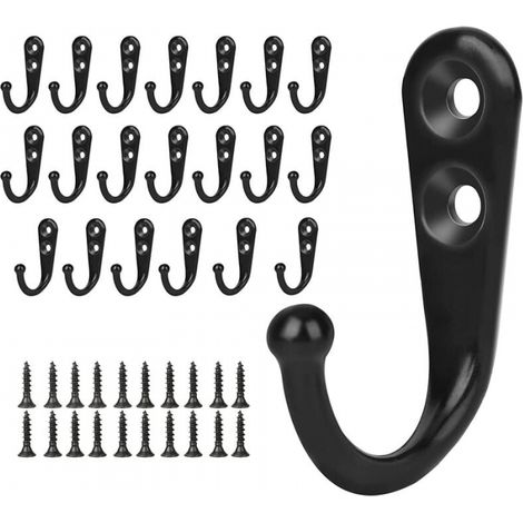 20-teiliger Satz Garderobenhaken – Wandhaken Im Vintage-stil – Retro-mantelhaken Aus Metall Mit Schrauben