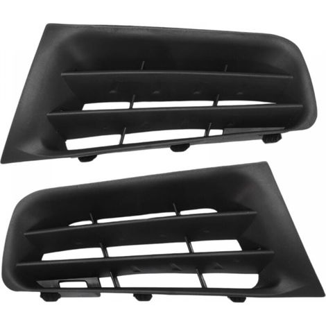 2 Schwarze Kühlergrills, Rechts Und Links, 7701474478 Für Megane 2 Phase Ii