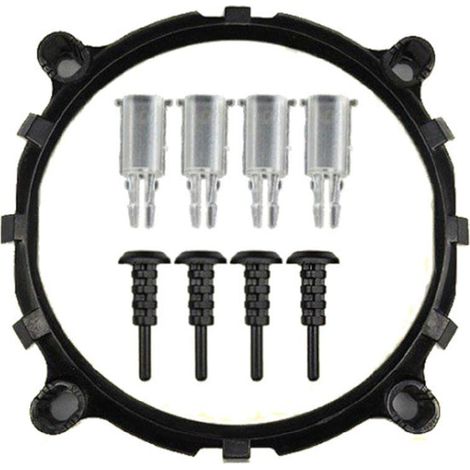 Kit De Support De Fixation Pour Ventilateur De Processeur - Plaque Arrière Lga775/1150/1155 Cpu Am4