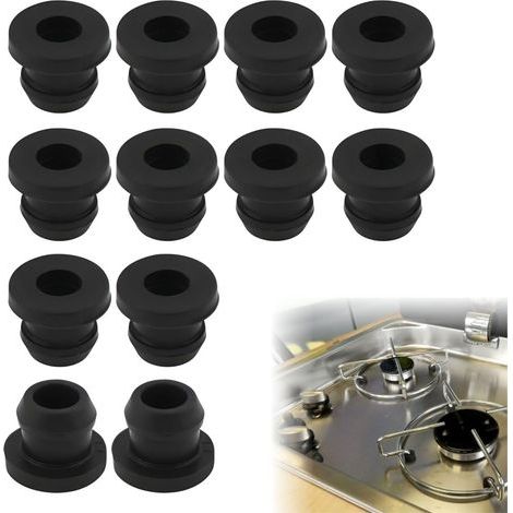 12 Stück Konische Gummikappen Für Campingkocher, Rostfreie Gummifüße Für 5-mm-halterungen, Passend Für Dometic, Smev & Tford Wohnmobil-zubehör