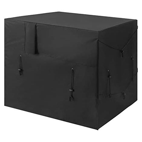 Poolheizungsschutzhülle, Verstellbare Pool-wärmepumpenhülle, Wasserdichte Gartenmöbelhülle Aus 210d Oxford-gewebe Für Klimaanlage Und Möbel, 107x86x78cm