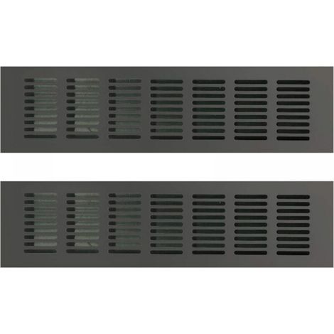 Rechteckige Lüftungsgitter Für Eine Optimale Belüftung Rechteckige Lüftungsgitter 80 X 400 Mm 2 Stück