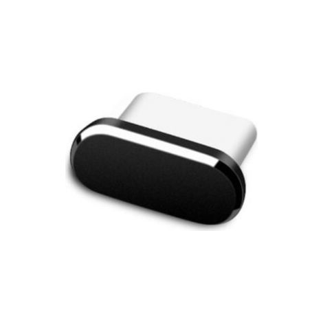 6er-pack Schwarze Staubschutzkappen Für Usb-c-anschlüsse Aus Aluminiumlegierung, Usb-c-staubschutz Für Ladeanschluss Von Smartphones Und Laptops