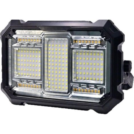 Wiederaufladbarer Led-strahler 6000mah, 5 Modi – Arbeitslampe Mit Magnetischem Fuß, Für Camping, Außenarbeiten, Angeln
