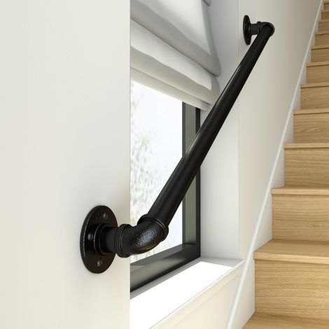 Treppenhandlauf Aus Schmiedeeisen, Sicherheitsgeländer Für Ältere Menschen Und Kinder, Innen- Und Außengeländer, 50 Cm