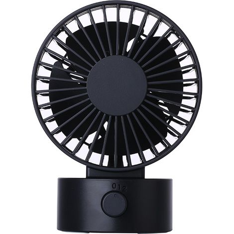 Mini-lüfter Für Den Schreibtisch, Leiser, Tragbarer Usb-personalventilator Für Büro, Zuhause, Büro Und Schlafzimmer - Schwarz