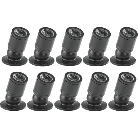 Mini-led-einbauspots, 1w Mit Treiber 100-265v Ac Für Haus/weinschrank/schmuckschrank/wohnzimmer/garderobe, 10 Stück [energieeffizienzklasse A+], 6000k