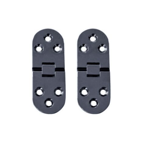 2 Scharniere Für Faltbare Tische, Flache Schranktür-scharniere Aus Zinklegierung, Runde Kanten, Möbelscharniere Mit Schrauben, Für Tische Und Büromöbel