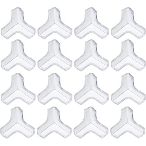 Baby-tischkantenschutz, 16 Stück Transparente Kantenschutz Für Möbel, Starke Transparente Haftung, Tischkantenschutz, Geeignet Für Kinderbetten, Kamin, Tische, Ecken