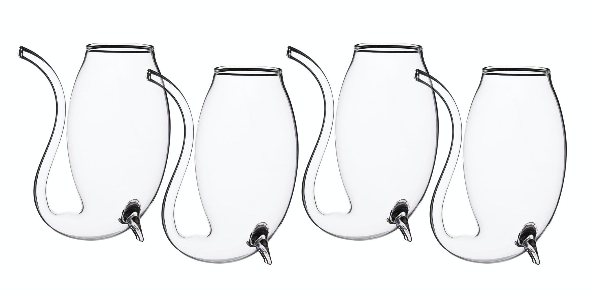Bar Craft Bar Craft Glas De Likör/port Mit Strohhalm In Geschenkbox De, Glas, 90 Ml, Set De 4