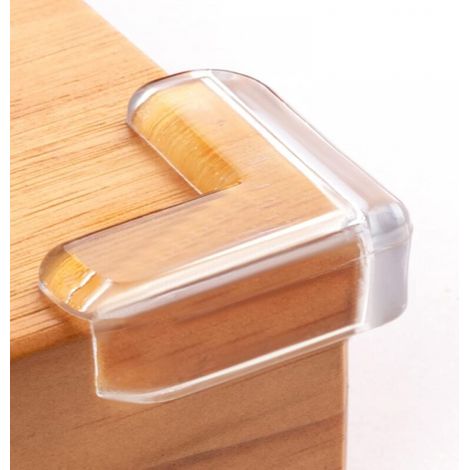 Packung Mit 8 Eckschutzvorrichtungen, Transparente Möbel-eckschutzvorrichtungen Und Sicherheitsstoßfänger Für Tischkanten Und Spitze Ecken (l-form)