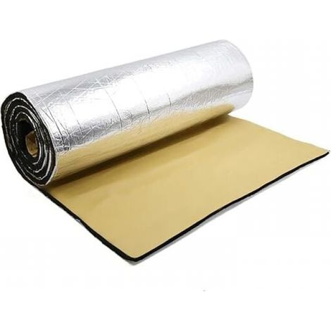 Kfz-schalldämmungsmatte, Schalldämmender Schaumstoff, Universelle Wasserdichte Und Schalldämmende Isolierung 50 Cm X 200 Cm X 5 Mm