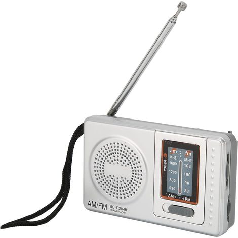 Tragbares Am/fm-radio Mit Batteriebetrieb – Teleskopantenne Mit Großer Reichweite – Ausgezeichnete Empfangs- Und Klangqualität – Kompakt Und Leicht 79g