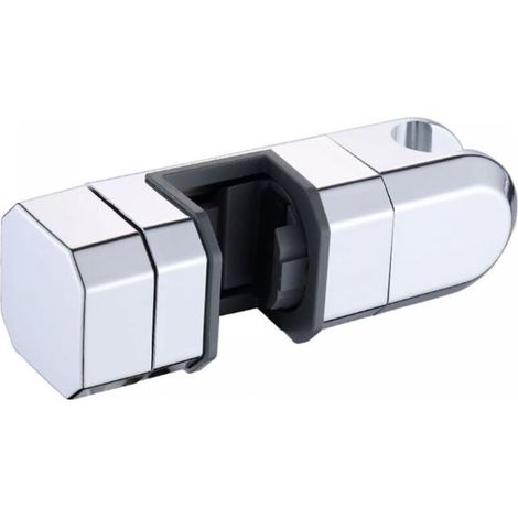 Universal-duschstangenhalterung 15 Mm–30 Mm – 360° Drehbar – Rutschfestes Design – Verchromtes Abs-material