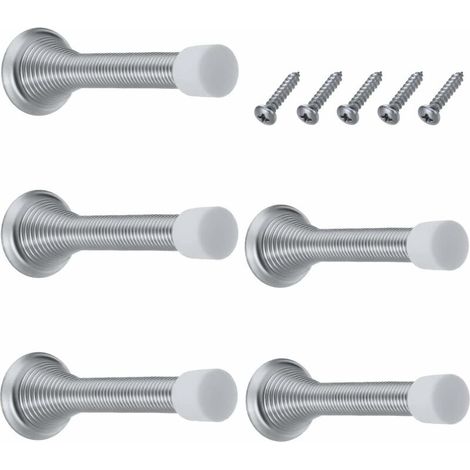 6er-set Türstopper, Türfeder, Türanschlag, Wandtürstopper Zum Schutz Von Wänden Und Türen Für Haus Und Schule
