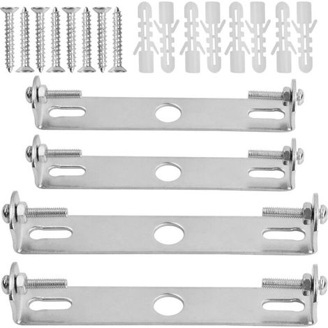 4 Stück Deckenleuchten-halterung 90 Mm/105 Mm, Halterung Für Leuchten-deckenplatten, Deckenlampenplatten Für Bürobeleuchtung Und Heimbeleuchtung
