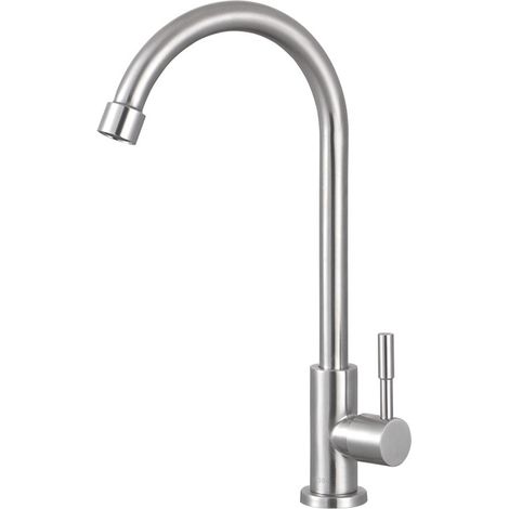 Einfacher Küchenarmatur Für Kaltwasser, Edelstahl-waschbecken, Spüle, Wäschebecken, Wasserreiniger (wasserschlauch Nicht Enthalten)