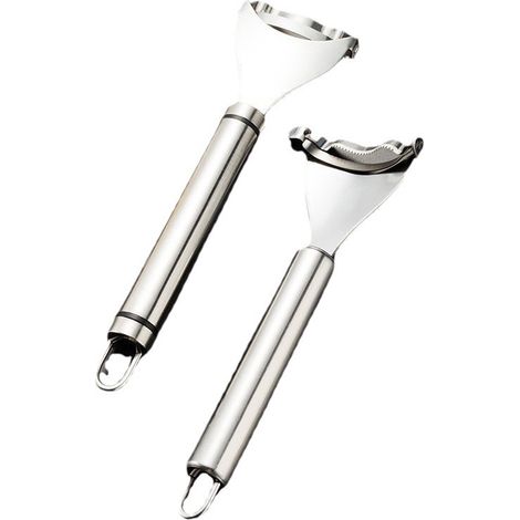 3-teiliges Edelstahl-maisschäler-set, Küchenutensilien, Maiskolben-schäler Und Gemüse-eplucheur Mit Maiskolben-haltern, Küchenzubehör, Kartoffelschäler, Schäler